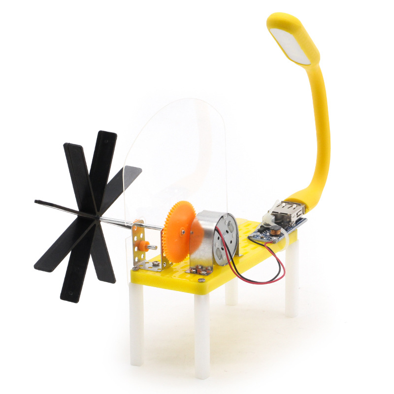 Science Toy - ใบพัดไฟฟ้าพลังน้ํา Power Generation No.1 DIY เทคโนโลยีการผลิตขนาดเล็กการทดลองวิทยาศาสตร์ประกอบการสอน