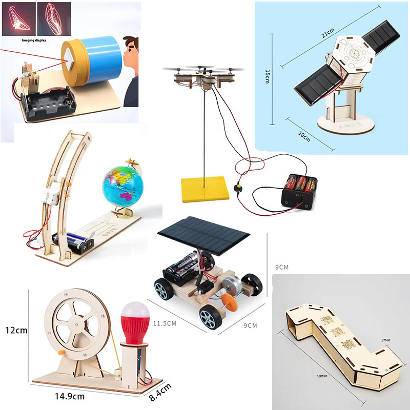 Science Project Physics - ชุดของเล่นวิทยาศาสตร์ DIY สำหรับเด็ก ชุดทดลองวิทยาศาสตร์เพื่อการศึกษา แบบจำลองฟิสิกส์ โครงการ