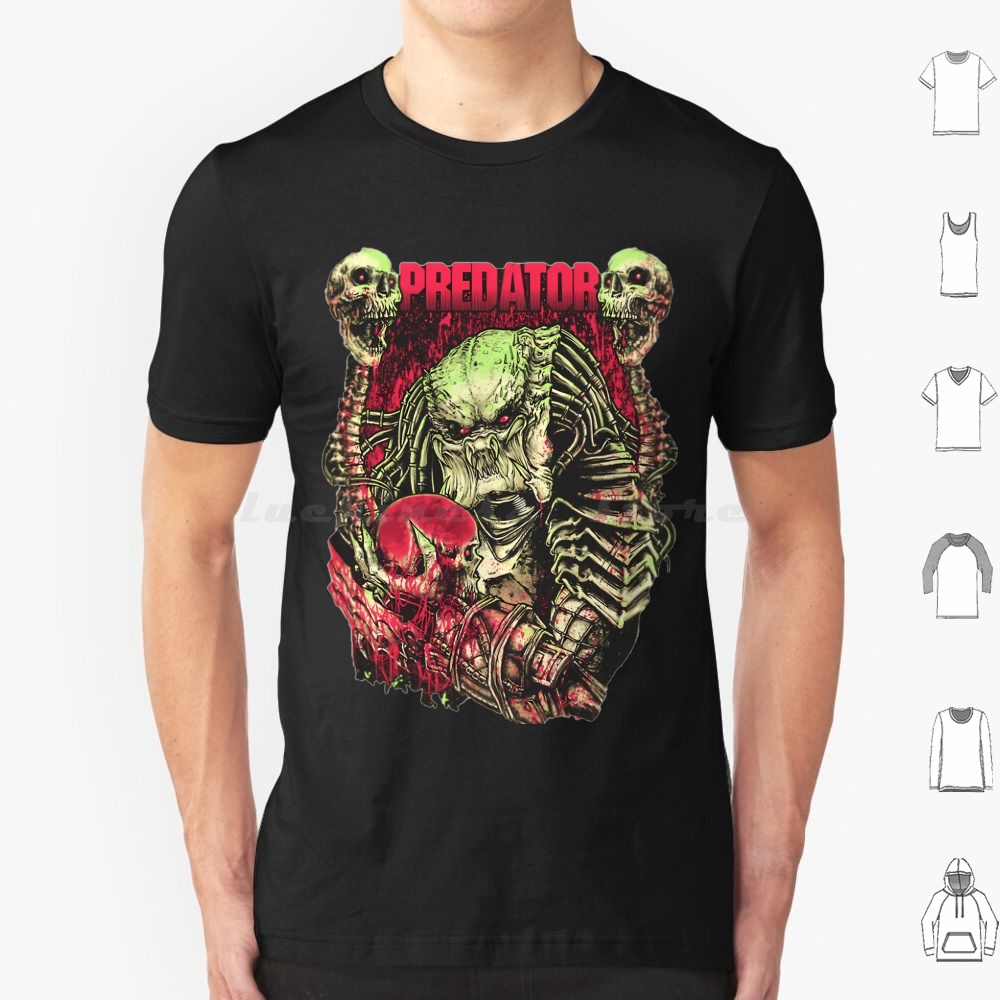 Science Hunter - เสื้อยืดลายศิลปะ ไซส์ใหญ่ ผ้าฝ้าย 100% ภาพยนตร์นักล่า ล่าสัตว์ประหลาด