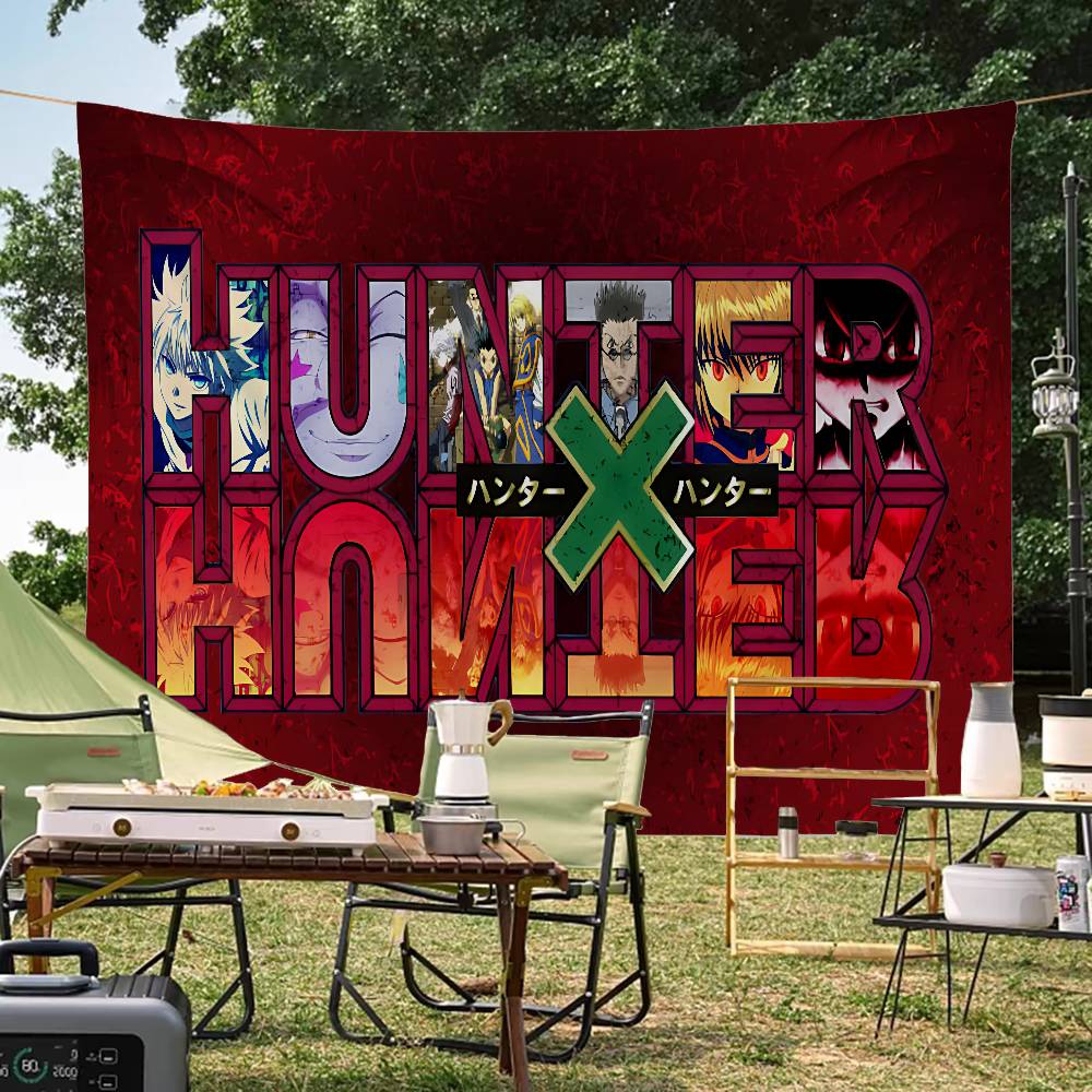Science Hunter - ธงพิมพ์ลายแฟนตาซีคอมมิค Hunter X Hunter ขนาดใหญ่ ตกแต่งห้องแนวไซไฟ