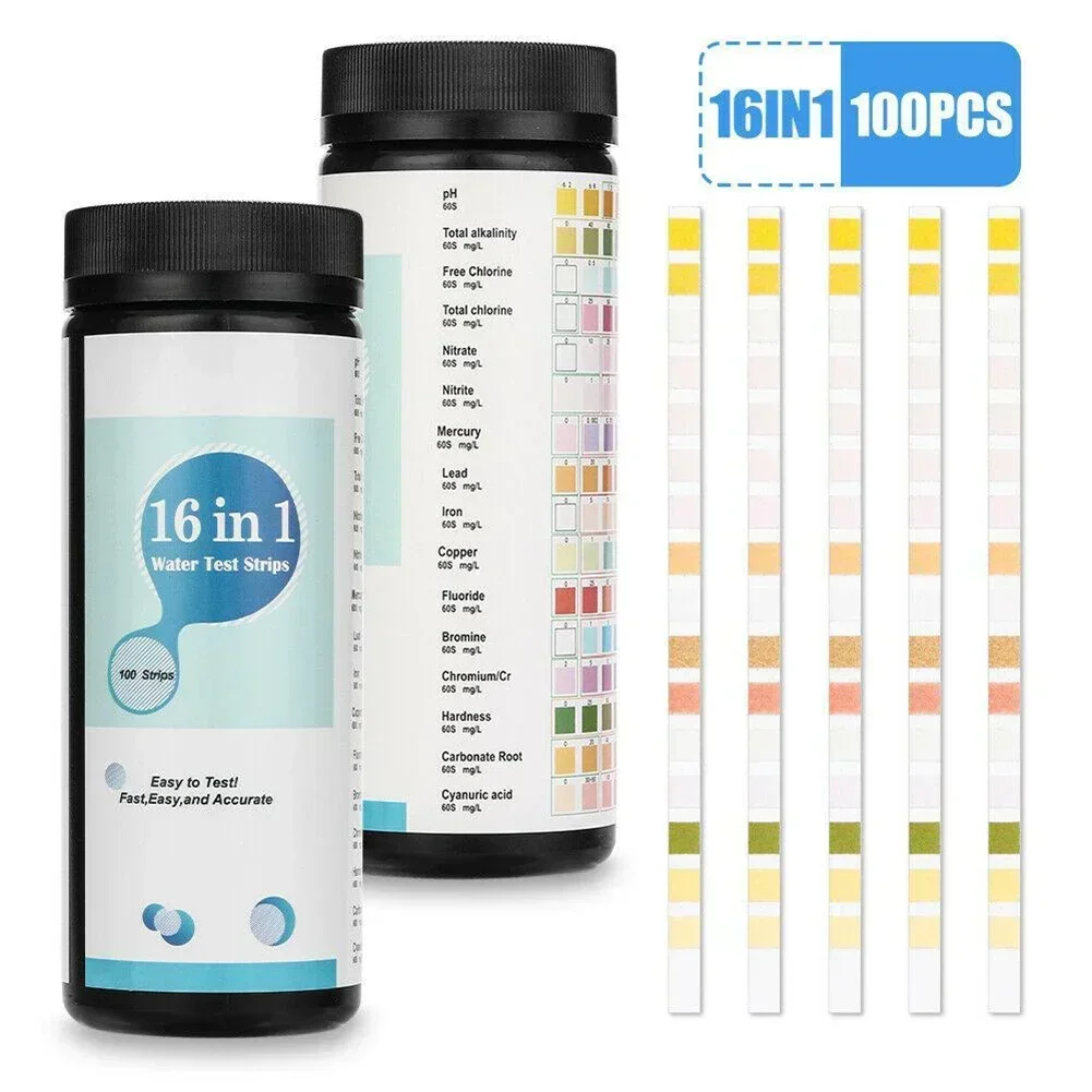 Ph Strip Test - 16 In 1 ชุดทดสอบน้ําดื่ม PH Test