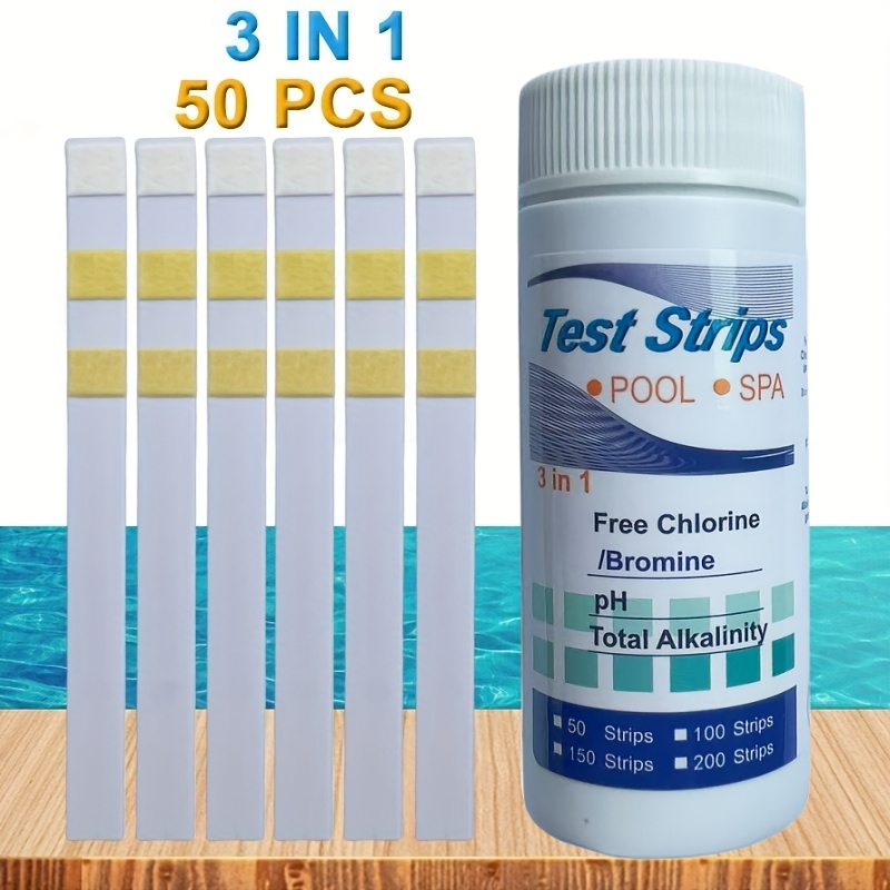 Ph Strip Test - คลอรีน PH Test Strips สปาสระว่ายน้ํา Aquarium