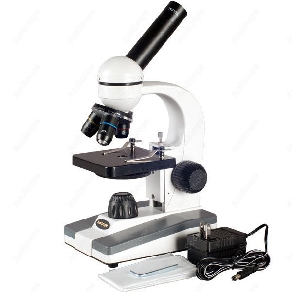 Microscope Compound 40X - กล้องจุลทรรศน์แบบประกอบเดี่ยวสำหรับนักเรียนวิทยาศาสตร์ชีวภาพ รุ่น AmScope M148 ซีรีส์ กำลังขยาย