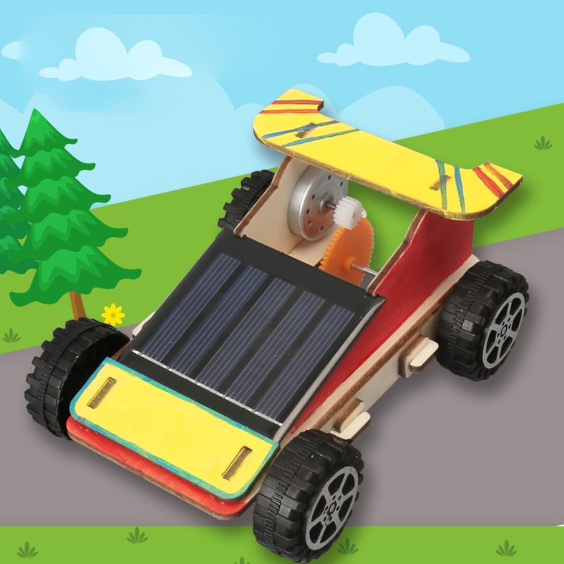 Science Project Physics - ประกอบชุดโมเดลรถยนต์พลังงานแสงอาทิตย์สำหรับชุดการเรียนรู้ฟิสิกส์ศึกษาวิทยาศาสตร์ ขายดีที่สุด