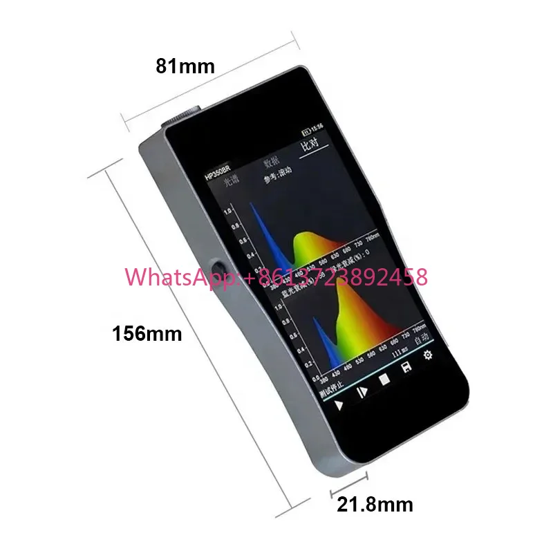 Spectroscope Handheld - เครื่องวัดแสงสเปกโตรสโคปแบบพกพา HP350B สำหรับทดสอบแสงสีฟ้า ตรวจสอบความปลอดภัยของแสงสีฟ้าบนจอประสาทตา สำหรับโรงงานผลิตหลอดไฟ