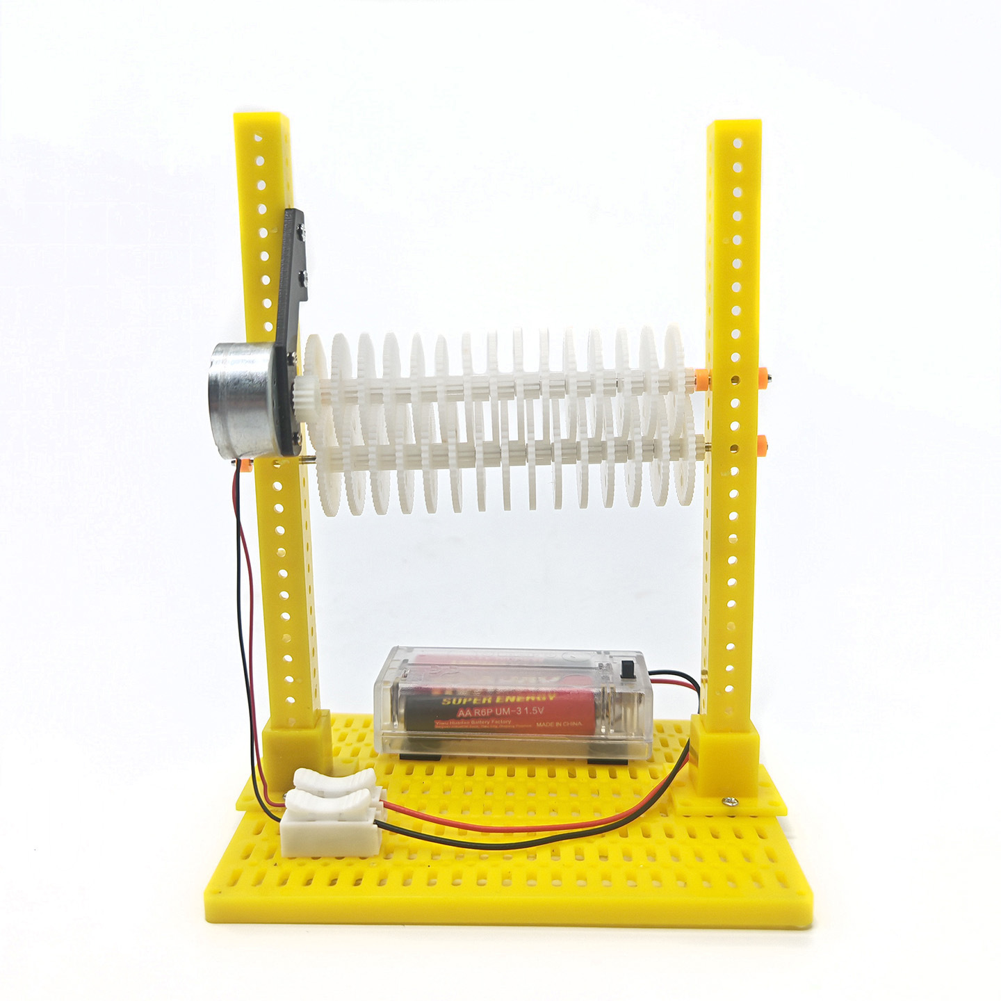 Science Toy - ตัวต่อเกียร์สำหรับเด็ก หมายเลข ชุดอุปกรณ์วิทยาศาสตร์และเทคโนโลยี DIY STEM สำหรับประกอบเอง