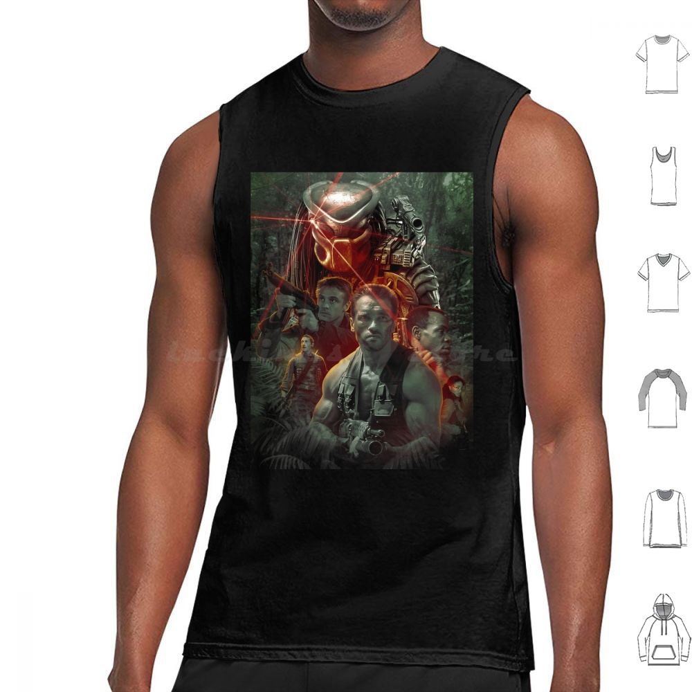 Science Hunter - เสื้อกล้ามเลกซีแบบไม่มีแขน The Movie Hunter Hunt Hunting