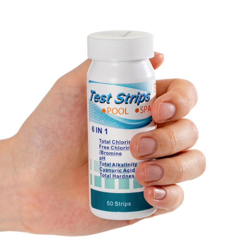 แถบทดสอบคลอรีนและค่า pH 6 in 1 - Ph Strip Test บทวิจารณ์และราคา
