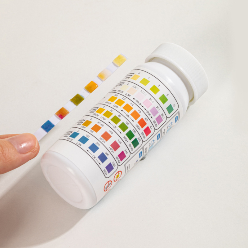 แถบทดสอบคลอรีนและค่า pH 6 in 1 - Ph Strip Test บทวิจารณ์และราคา