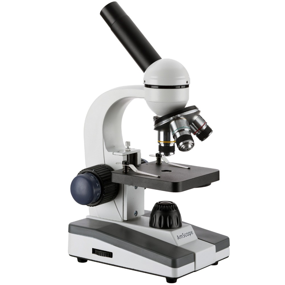 กล้องจุลทรรศน์แบบพกพา AmScope  - Microscope Compound 40X บทวิจารณ์และราคา