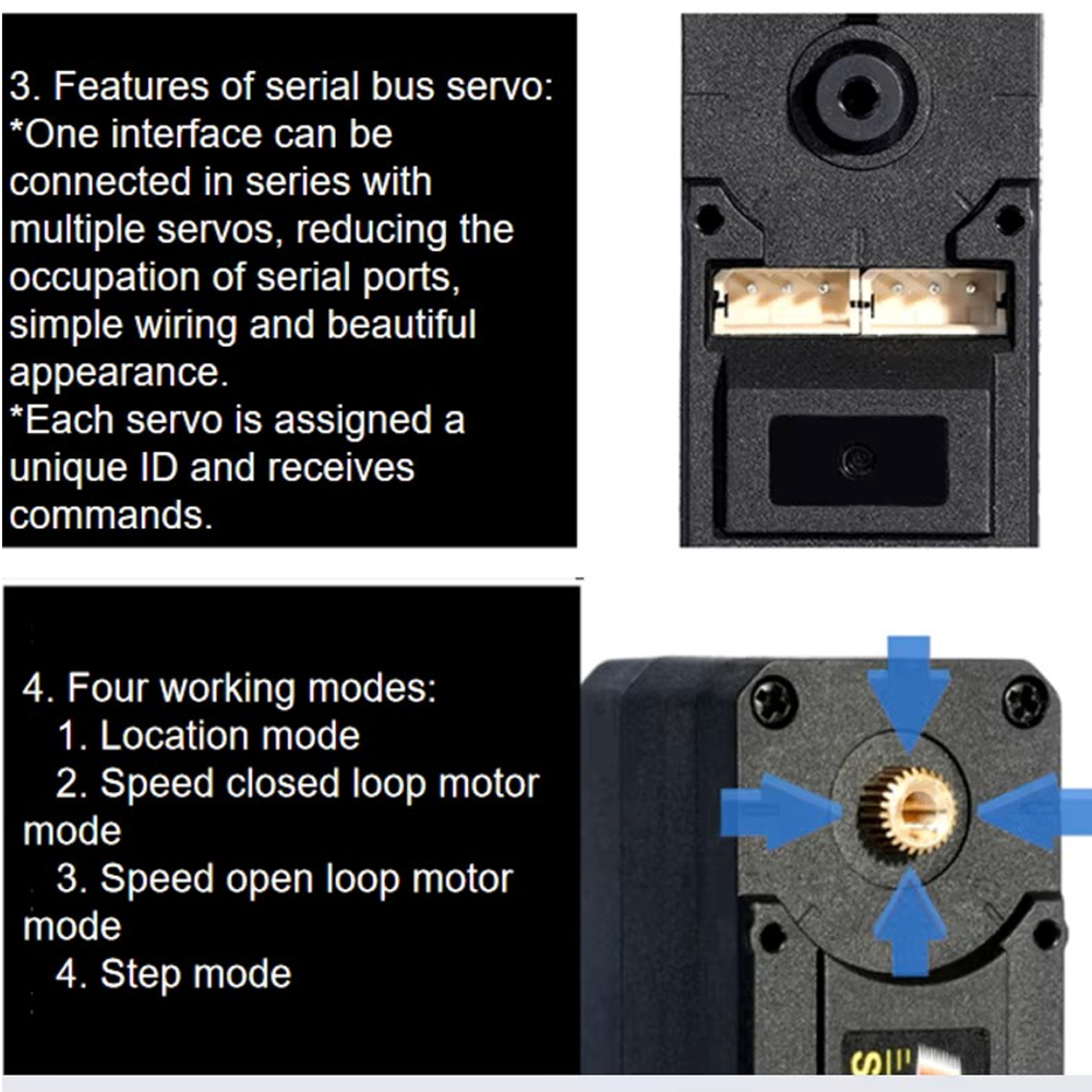 เฟทเทค 7.4V 19KG ST-3215 เซอร์ - Robot Arm Motor บทวิจารณ์และราคา