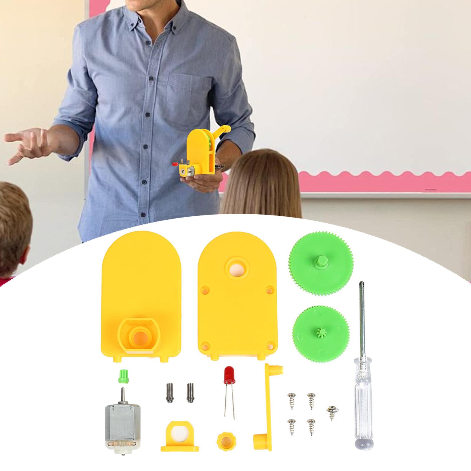 ชุดเครื่องกำเนิดไฟฟ้าแบบมือหมุ - Science Project Physics บทวิจารณ์และราคา