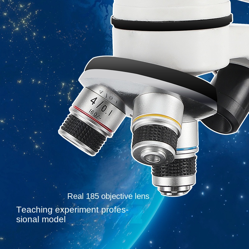 กล้องจุลทรรศน์แบบสองตา ขยายได้ - Microscope Compound 40X บทวิจารณ์และราคา