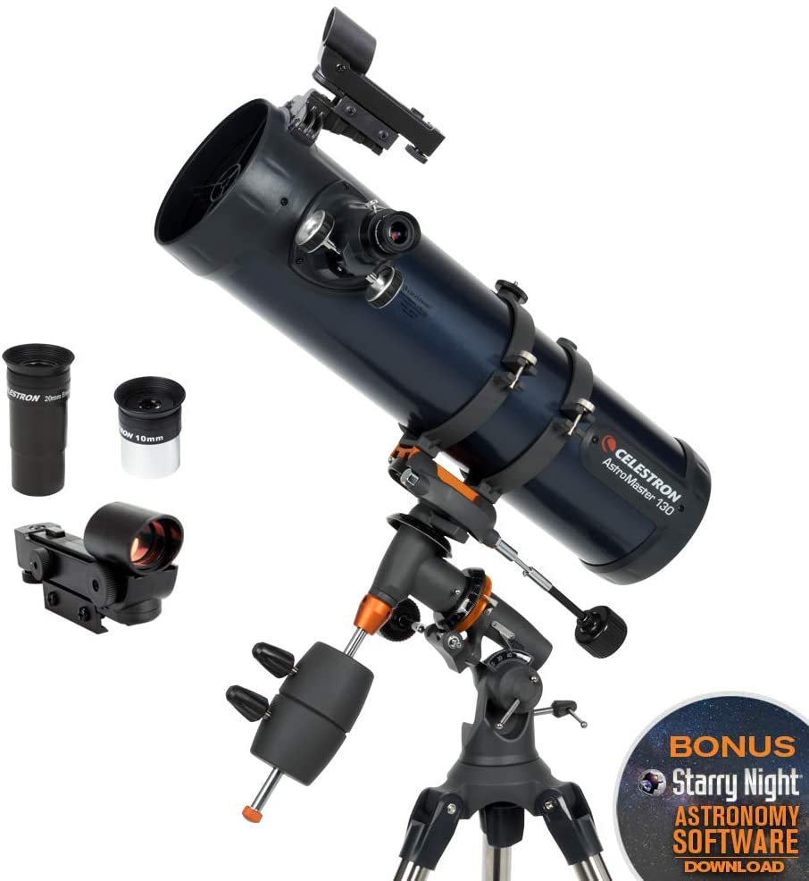 กล้องโทรทรรศน์เซเลสตรอน - Astr - Celestron Telescope Astromaster 130 บทวิจารณ์และราคา