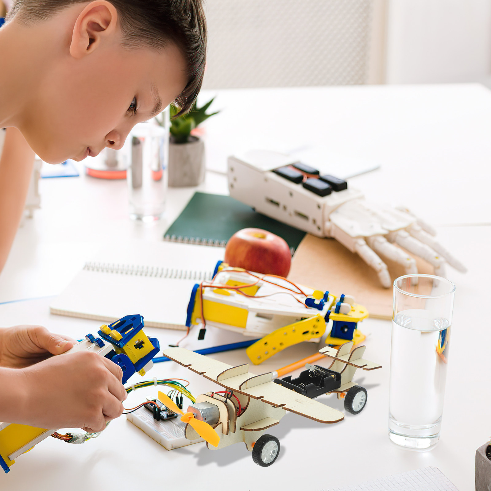 ชุดเครื่องบินร่อนไม้ DIY 1 ชุด - Science Project Physics บทวิจารณ์และราคา