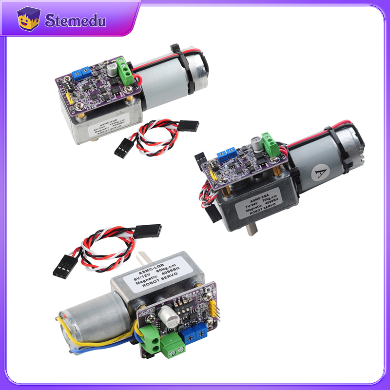 มอเตอร์เซอร์โวแบบเกียร์หนอน AS - Robot Arm Motor บทวิจารณ์และราคา