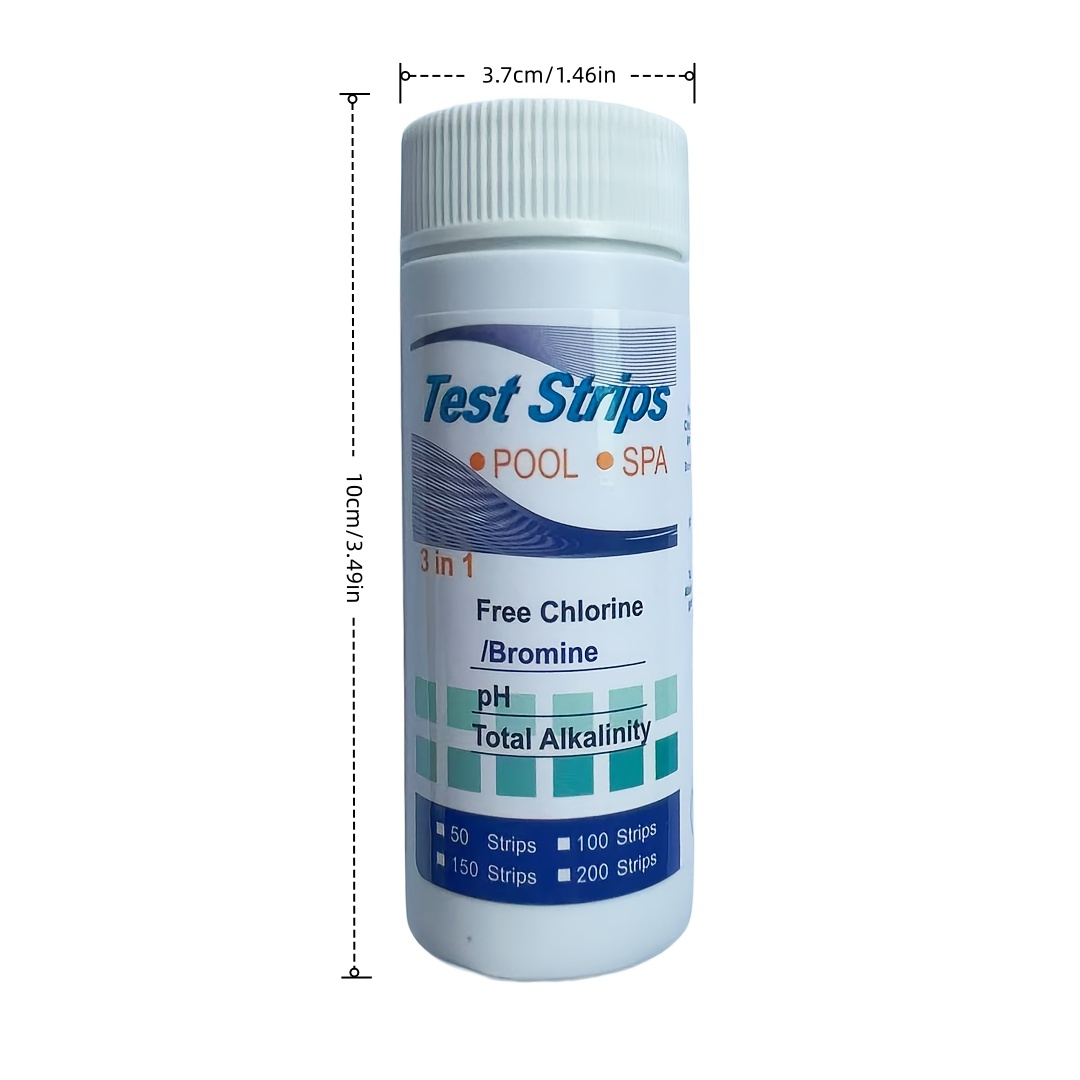 คลอรีน PH Test Strips สปาสระว่ - Ph Strip Test บทวิจารณ์และราคา