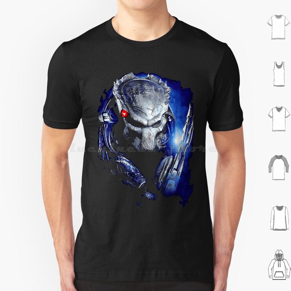 เสื้อยืดสีน้ำเงินผ้าฝ้ายผู้ชาย - Science Hunter บทวิจารณ์และราคา