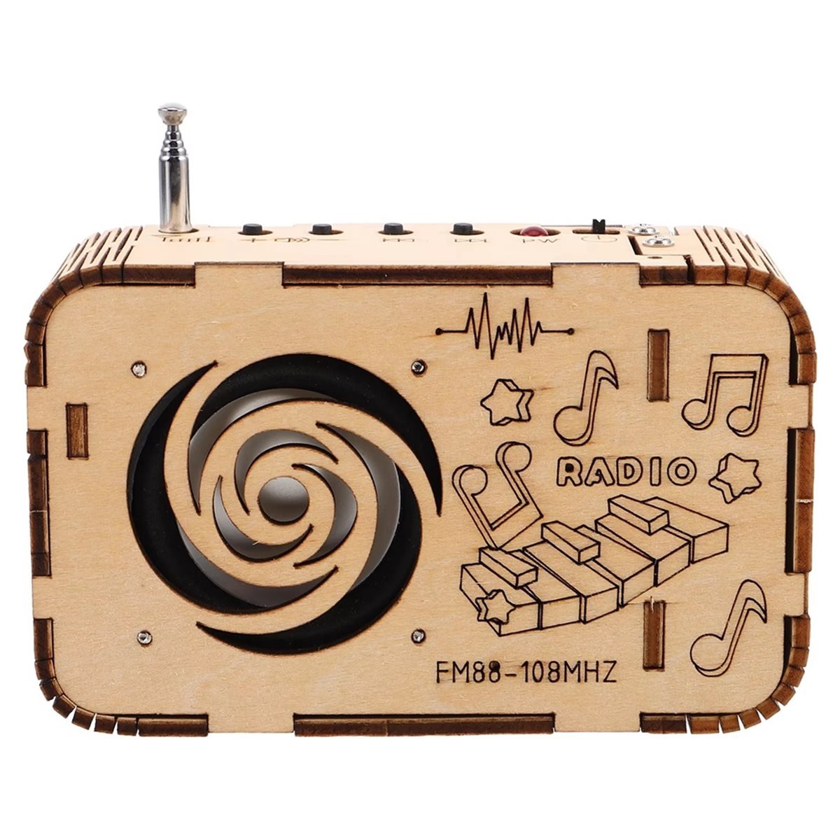 DT57 รุ่นล่าสุด 88-108MHZ ชุดว - Science Project Physics บทวิจารณ์และราคา