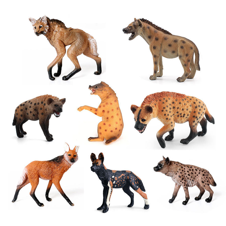 สมจริงพลาสติกสัตว์ป่า Hyena,Ma - Science Toy บทวิจารณ์และราคา