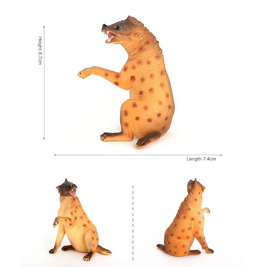 สมจริงพลาสติกสัตว์ป่า Hyena,Ma - Science Toy บทวิจารณ์และราคา
