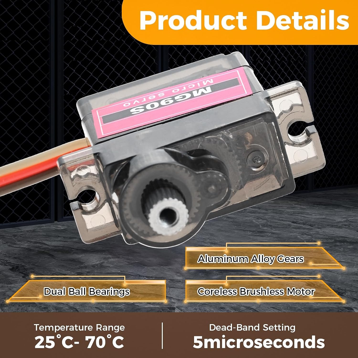 มอเตอร์เซอร์โวโลหะขนาดเล็ก 4 ช - Robot Arm Motor บทวิจารณ์และราคา